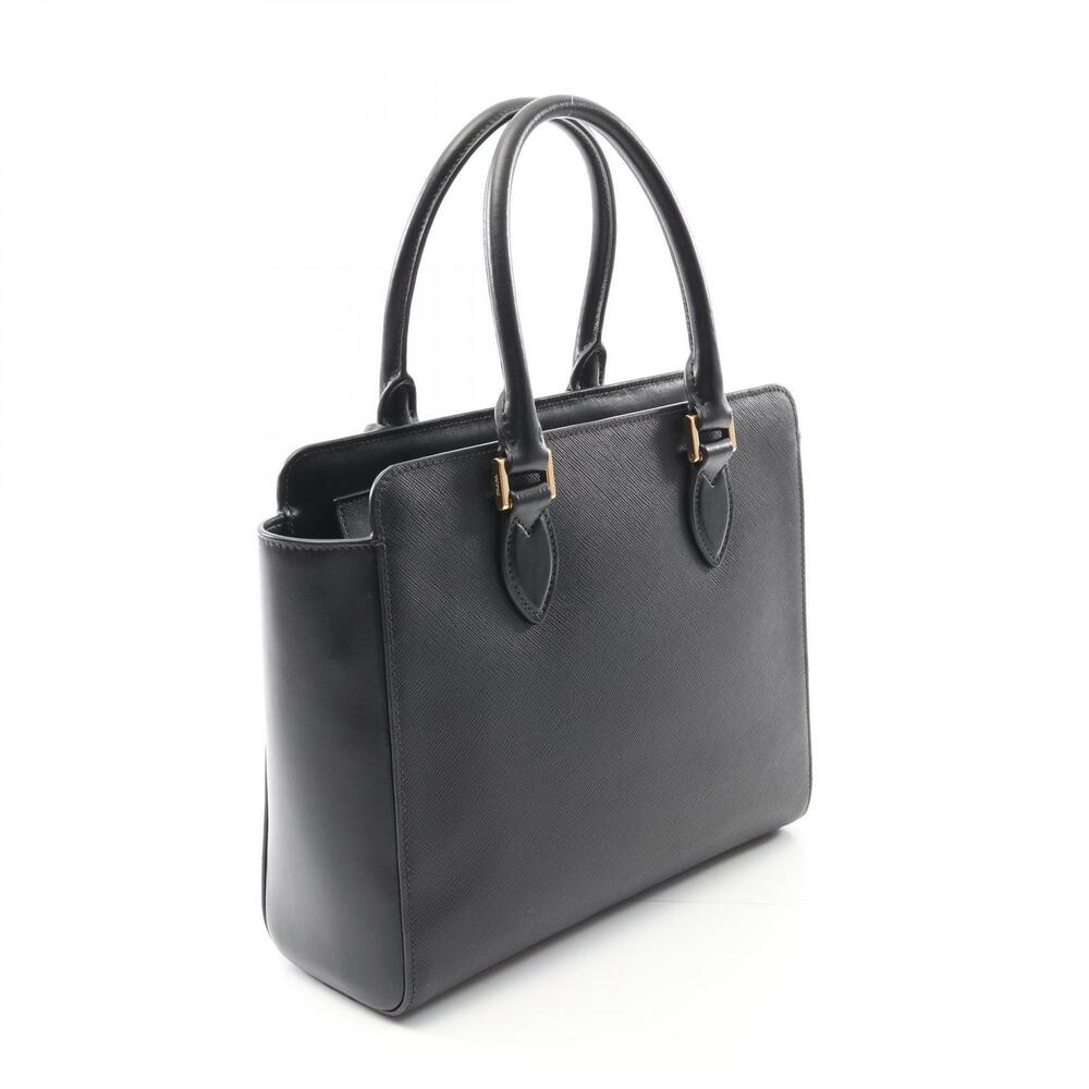 Prada CALF black leather handbag SAFFIANOSOFT